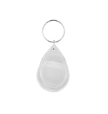 Plexiglas sleutelhanger blanco druppel 32x53mm - per 1 stuk