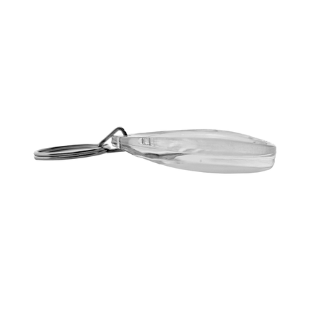 Plexiglas sleutelhanger blanco druppel 32x53mm - per 1 stuk