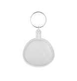 Plexiglas sleutelhanger blanco realeaux driehoek 51x62mm - per 1 stuk