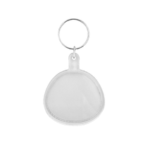 Blanco plexiglas sleutelhanger realeaux driehoek