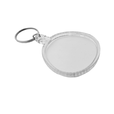 Plexiglas sleutelhanger blanco realeaux driehoek 51x62mm - per 1 stuk