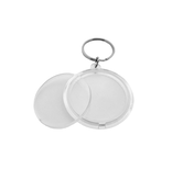 Plexiglas sleutelhanger blanco cirkel klein Ø43mm - per 1 stuk