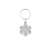 Blanco plexiglas sleutelhanger bloem