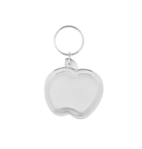 Plexiglas sleutelhanger blanco appel 40x45mm - per 1 stuk