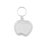 Plexiglas sleutelhanger blanco appel 40x45mm - per 1 stuk