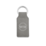 CombiCraft Leren sleutelhanger rechthoek met logo in grijs 33x70mm - per 1 stuk