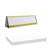Inschuifpapier voor het bureau naambordje Prestige - set van 6 papierstroken