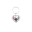 CombiCraft Plexiglas sleutelhanger met jouw foto hart klein 30x30mm - per 1 stuk