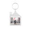 Plexiglas sleutelhanger met jouw foto huis 43x53mm - per 1 stuk