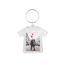 Plexiglas sleutelhanger met jouw foto T-shirt 55x52mm - per 1 stuk