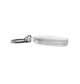 Plexiglas sleutelhanger met jouw foto appel 40x45mm - per 1 stuk