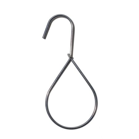 Goederenring met ophanghaak in druppelvorm - per 10 stuks