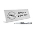 Bureau naambordje Kelby met logo in full colour - per 1 stuk