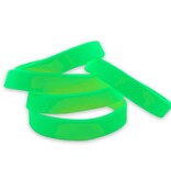 Siliconen of rubberen Polsbandjes blanco zonder opschrift, maar wel in vier kleuren te verkrijgen vanaf 1 stuks.