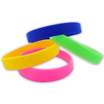 Blanco silicone polsbandjes