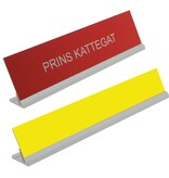 Losse inschuifstroken voor bureau naambordjes met gravering