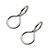 CombiCraft Gedraaide S-haken zilverkleurig - 100 stuks