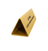 CombiCraft Bureau naambordje Cody met functietitel van goudkleurig aluminium 200x55mm - per 1 stuk