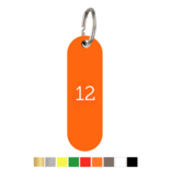 CombiCraft Genummerde Kunststof Sleutelhangers & Sleutellabel Staande Labelovaal