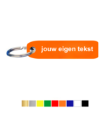 CombiCraft Kunststof Sleutellabels in standaard labelvorm met jouw teksten
