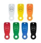 CombiCraft Caddy-Key winkelwagenmunt met eigen ontwerp in diverse kleuren van kunststof - per 100 stuks