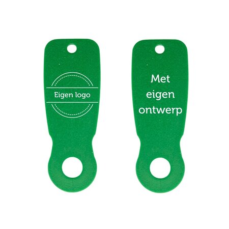 CombiCraft Caddy-Key winkelwagenmunt met eigen ontwerp in diverse kleuren van kunststof - per 100 stuks