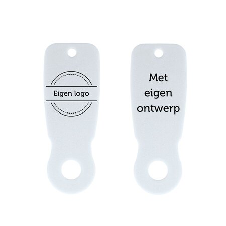 CombiCraft Caddy-Key winkelwagenmunt met eigen ontwerp in diverse kleuren van kunststof - per 100 stuks