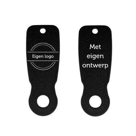CombiCraft Caddy-Key winkelwagenmunt met eigen ontwerp in diverse kleuren van kunststof - per 100 stuks