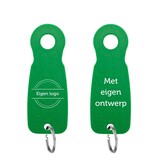 Kunststof sleutellabel E8 met eigen ontwerp - per stuk