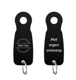 Kunststof sleutellabel E8 met eigen ontwerp - per stuk