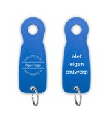 Kunststof sleutellabel E8 met eigen ontwerp - per stuk