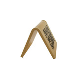 CombiCraft QR-code bordje van plexiglas in goudkleurig - per 1 stuk