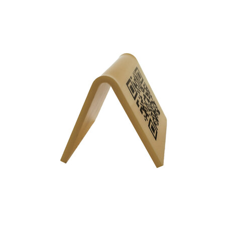 CombiCraft QR-code bordje van plexiglas in goudkleurig - per 1 stuk