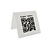 QR-bordje met eigen tekst wit