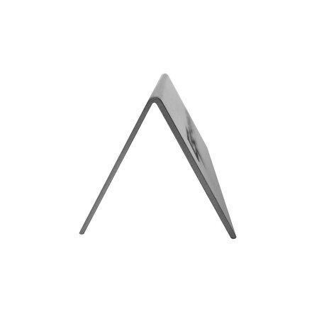 Wifi bordje Elisto in zilverkleurig aluminium 100 x 50 mm - per 1 stuk