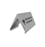 Wifi bordje Elegant in zilverkleurig aluminium 120 x 55 mm - per 1 stuk