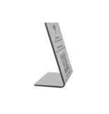 Wifi bordje van zilverkleurig plexiglas 70 x 100 mm - per 1 stuk