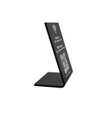 Wifi bordje van zwart plexiglas 70 x 100 mm - per 1 stuk