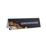 Gereserveerd bordje voor de Chinese keuken van kunststof 130x40mm - per 1 stuk