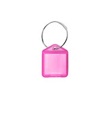 Mini (XS) openklapbare sleutellabels van 38 x 22 mm - set van 100 stuks