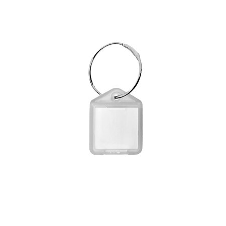Mini (XS) openklapbare sleutellabels van 38 x 22 mm - set van 100 stuks