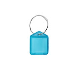 Mini (XS) openklapbare sleutellabels van 38 x 22 mm - set van 100 stuks