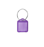 Mini (XS) openklapbare sleutellabels van 38 x 22 mm - set van 100 stuks