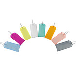 CombiCraft Plexiglas Sleutellabels met 2-zijdig venster 75x31mm met ring