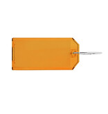 CombiCraft Plexiglas Sleutellabels met 2-zijdig venster 75x31mm met ring