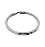 Staal Vernikkelde Zilverkleurige Sleutelringen / Splitringen - per 10 stuks
