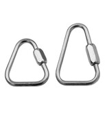 Schroefschakel of driehoekige noodschalm met schroefsluiting