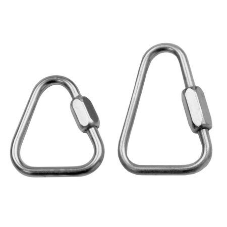 Schroefschakel of driehoekige noodschalm met schroefsluiting