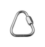 Schroefschakel of driehoekige noodschalm met schroefsluiting