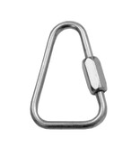 Schroefschakel of driehoekige noodschalm met schroefsluiting